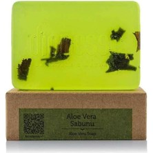 Misda Store 100% Organik Aloe Vera Sabunu 120 gr - Kepek ve Yağlanma Karşıtı Katı Şampuan, Saç ve Yüz Için Doğal Bakım Sabunu