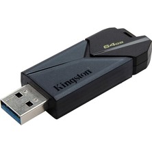 Misda Store Datatraveler Exodia Onyx USB Bellek 3.2 DTXON/64GB Gen 1 - Ince, Hareketli Kapaklı