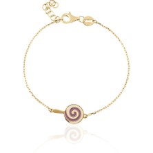 Zeya Kuyumculuk 14 Ayar Altın Lolipop Figürlü Çocuk Bileklik