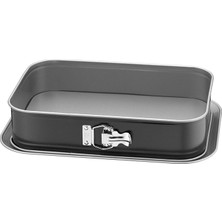 Misda Store Inspiration Kelepçeli Dikdörtgen Kek Kalıbı 35X24 cm