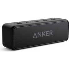 Misda Store By Anker, Soundcore 2 Bluetooth Hoparlör - 12W Stereo Ses - Ipx7 Suya Dayanıklılık - 24 Saate Varan Şarj - Siyah - A3105