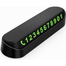 Misda Store Fosforlu Araç Içi Park Telefon Numaratörü – Gece Görünür, Döner Mekanizmalı, Yapışkan Tabanlı, Kolay Kurulum