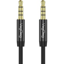 Misda Store 3.5mm Jack Trrs Hi-Fi Aux Mikrofon ve Ses Kablosu 5 Metre