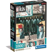 Misda Store 1000 Parça La Casa De Papel Puzzle Berlin 1 (Compact Box)