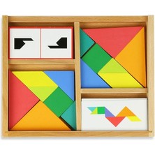 Misda Store Tangram 2-Er 5 Yaşından Büyük Çocuklar Için Set