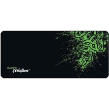 Misda Store Razer 1 Desenli Oyuncu Mouse Pad 70X30 cm Kaymaz Dikişli