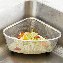 Misda Store Paslanmaz Çelik Ayaklı Lavabo Çöp Süzgeci 18X13X10 cm | Paslanmaz Çelik Ayaklı Lavabo Çöp Süzgeci - Hijyenik ve Pratik Çöp Süzme Çözümü!