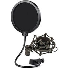 Misda Store PS-01SHX Stüdyo Çift Katman Pop Filtre + Shock Mount
