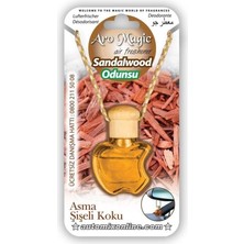 Misda Store Aromagic Asma Şişeli Koku Odunsu | Araç ve Oda Için Kalıcı ve Ferah Aroma