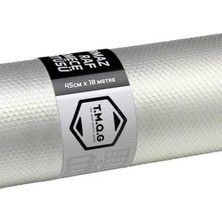 Misda Store (45CM x 10METRE) Şeffaf Kaymaz Dolap Içi Çekmece Raf Örtüsü Çekmece Astarı Raf Astarı