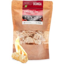 Misda Store Soba, Şömine, Mangal Tutuşturucu 25 Adet 350 gr - Jel ve Çıra Alternatifi Doğal Odun Yünü