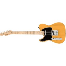 Misda Store Affinity Telecaster Left-Handed Akçaağaç Klavye Black Pg Butterscotch Blonde Solak Elektro Gitar