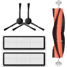 Misda Store Vacuum Mop 2 Ultra Xiaomi Uyumlu Yedek Mopsuz Fırça Filtre-5 Parça, Robotyedek, Renk7