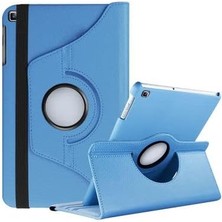Misda Store Galaxy Tab S5E T720 T725 T727 ile Uyumlu Kılıf 360 Dönebilen Standlı Case Mavi