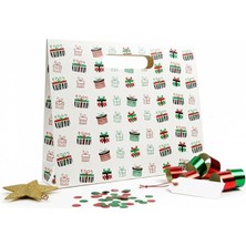 Misda Store Hediye Şöleni Zarf Model Karton Çanta, Hediye Kutusu | Premium Kalite Hediye Paketi, Dayanıklı Karton Malzeme ile Şık Tasarım