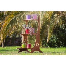 Misda Store Ahşap Saksı Rafı