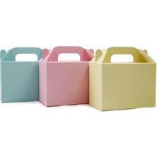 Misda Store cm Karışık Renk El Geçme Hediye Kutusu (3'lü Set)