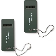 Misda Store B 2'li Paket Plastik Yüksek Desibel Dış Mekan Hayatta Kalma Düdüğü Plastik Pipo, Dış Mekan, Yürüyüş, Kamp Yardımı Için