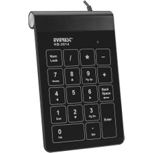 Misda Store KB-2014 Siyah USB Dokunmatik Numerik Standart Klavye