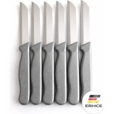ERHCE 6 'lı Meyve Bıçağı Tırtıklı Keskin Paslanmaz Alman Solingen Çeliği