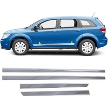 Misda Store Krom Yan Kapı Koruma Çıtası 4 Kapı Fiat Freemont 2011 ve Üzeri Için