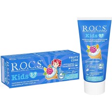 Misda Store Kids 3-7 Yaş Florürsüz Diş Macunu Meyve Külahı Tadında (1 x 45 G)