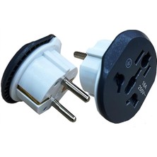 Misda Store Seyahat Tipi Universal Çevirici Priz - Kompakt Tasarım 250V 16A Ingiliz, Amerikan ve Avustralya Fişi Dönüştürücü Adaptör
