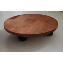 Misda Store Ahşap Saksı Damacana Tüp Altlığı