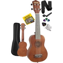 Misda Store UKX-233M Maun Concert Ukulele (Askı Çanta Metod Pena)