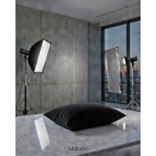 İz Home Iz Studio Dynamic Siyah Yastık | 800 gr Nano Silikon Dolgu | Antistress | Progressive Pillows