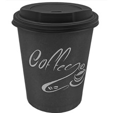  yüksek kalite karton bardak 8 oz büyük karton bardak ve kapak meyve suyu, kahve bardağı,meşrubat bardağı 4 paket 100 adet