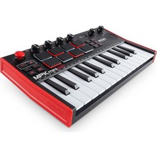 Misda Store Professional Mpk Mini Play Mk3 - Mıdı Klavye Controller Dahili Hoparlör ve Dinamik 25 Tuş Yatağı, Mpc Pedleri ve Yazılım Paketi Dahil