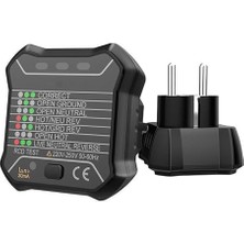 Misda Store Soket Cihazı, Çıkış Kontrol Cihazı 250 V, Otomatik Nötr Canlı Topraklama Kablosu Devresi, Ab Fiş Kesici Bulucu, Topraklama Hattı Kontrol, Gerilim Dedektörü