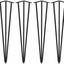 Misda Store Tel Masa Ayakları 4 Adet 70 cm Firkete Ayak