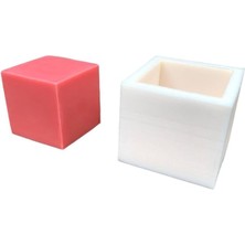 Misda Store Concept Küp 2d Mum Kalıbı 4X4X4 (Silikon)