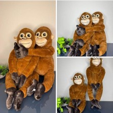 Hira Hediyecilik Maymunn Djungelskog Pelüş Hayvan Turuncu - Utan Affe (66 Cm)