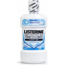Listerine Advanced White 500 ml Alkolsüz Ağız Gargarası Diş Lekelerini Azaltan Nane Aroması ile Ferahlık
