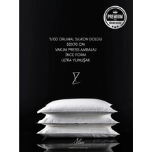 İz Home Iz Premium 3 Adet Slim Yastık | Ultra Yumuşak Dolgu | Micro Kumaş | Ince Form | Vakum Press Ambalaj