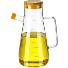 Storemax Defyasell Orret Home 900 ml 2 Adet Borosilikat Cam Yağdanlık,termisil Isıya Dayanıklı Yağlık ve Sirkelik,zeytin Yağı,limon Suyu ve Sirke Için Yağ Şişesi (2 Adet)