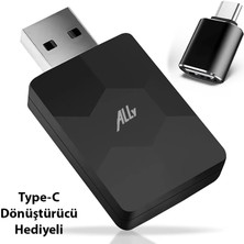 İlk El Grup Ally Kablosuz Car Play Adaptörü Apple ve Android Cihazlar Için Wireless Carplay ÇEVIRICI-(5775)