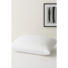 İz Home Air Flow Klimalı Yastık | Orijinal Ara Elyaf Kapitoneli | %100 Silikon Dolgu | 800 gr | Micro Saten