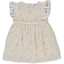 Bebetto Dokuma Elbise (Flowery) Bej