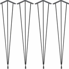 Leaf Shop Masa Ayağı 4 Adet 85 cm Firkete Tel Ayak