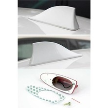 Leaf Shop Marketing Balina Shark Anten Köpek Balığı Anten Beyaz Peugeot 308 ile Uyumlu