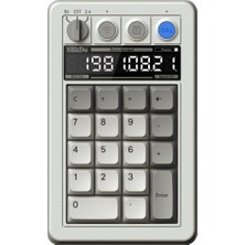 Leaf Shop Retro 18 Mechanical Numpad, Supports Calculator Mode, Bluetooth/2.4g/wired Numpad For Windows And Android - M Edition