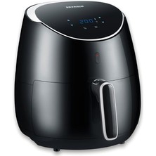 Leaf Shop Fr 2445 Xxl Sıcak Hava Fritözü (2.000 W, 5 L Kapasite, 1.500 G Kızartma Miktarı) Paslanmaz Çelik/siyah