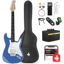 Leaf Shop DST-100T Elektro Gitar Seti (Lake Blue)