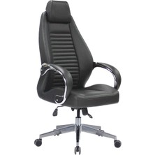 Leaf Shop Ofis Iron Müdür Koltuğu - Siyah