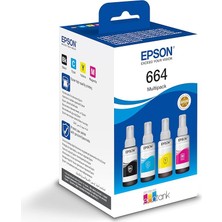 Leaf Shop 664 4 Renkli Çoklu Paket C13T66464A