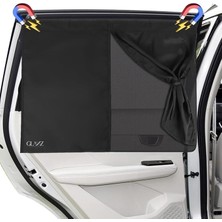 Leaf Shop 1 Adet Araç Yan Cam Perdesi Mıknatıslı Oto Güneşlik Araba Anne Bebek Emzirme Perdesi